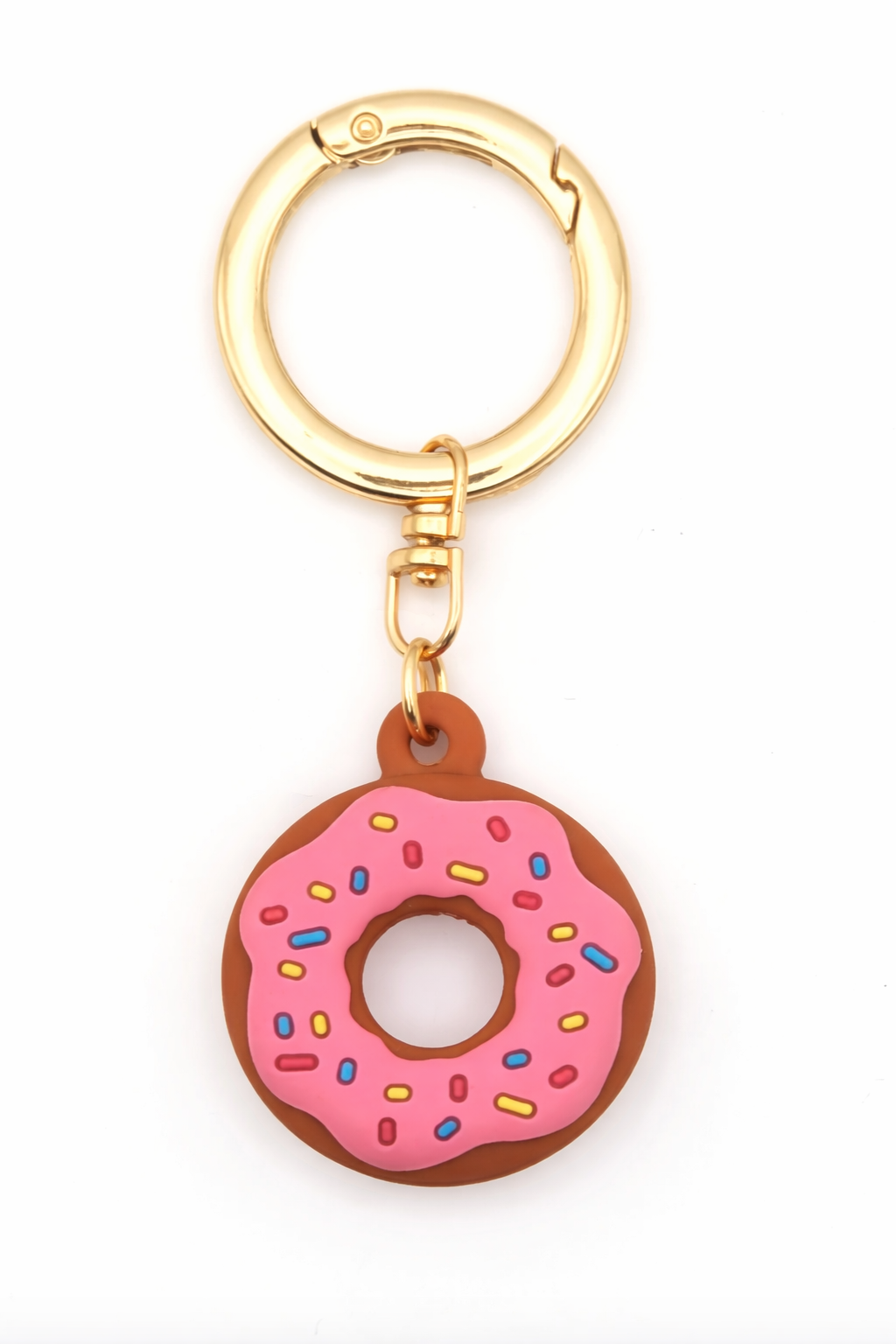 Donut Chase Me Charm - Pink Airtag Compatible