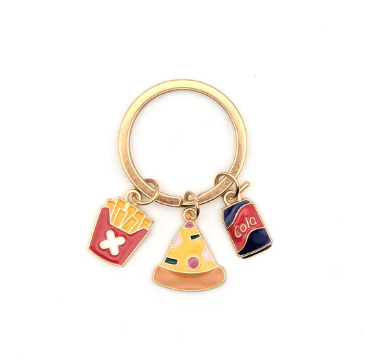 Paw-za & Fries Charm